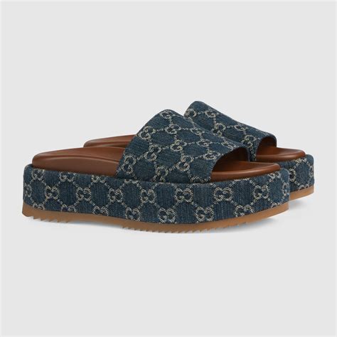 gucci slides navy|Gucci slides clearance.